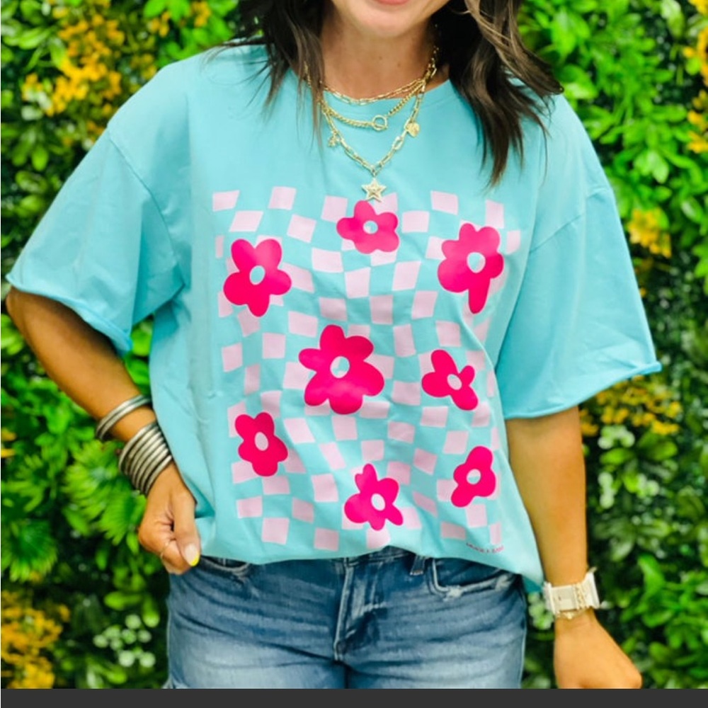 Light Blue Casual Top